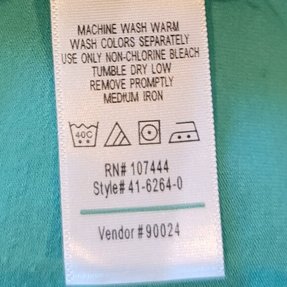 ***Jessica London Women's Green Shirt Tank Top Plus Size 2X Sleeveless *** - Picture 8 of 8